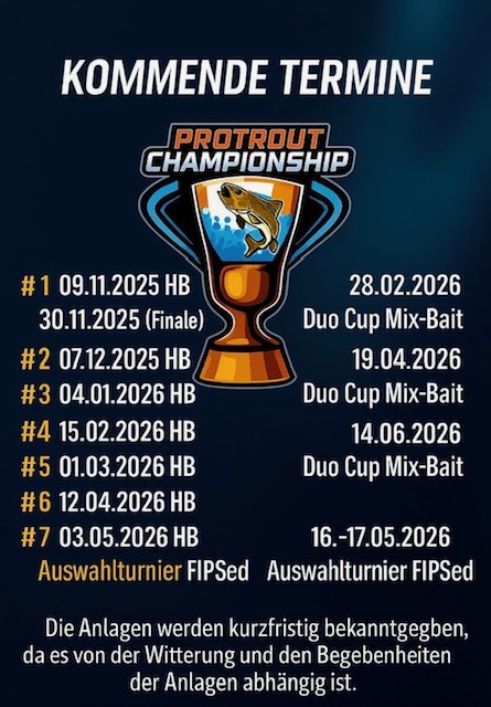 Hier die Termine für 2026